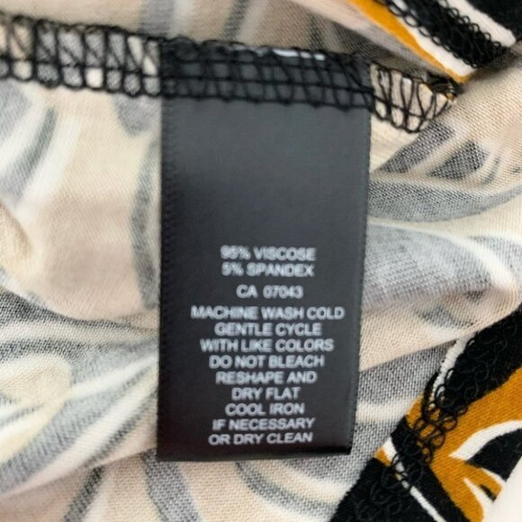 Nwt Cable &  Gauge Mustard & Black Floral P… - Picture 6 of 6